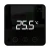 Heatit Z-Temp2 Bezprzewodowy termostat, kolor czarny, Z-WAVE