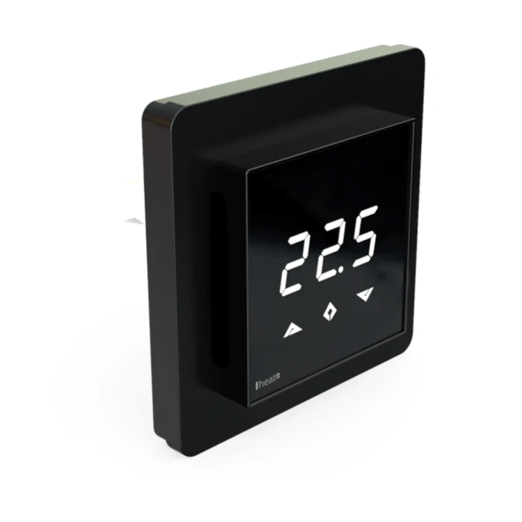 Heatit Z-TRM3 Termostat do ogrzewania elektrycznego, kolor czarny, Z-WAVE