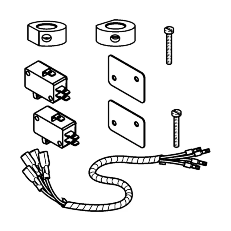 ASC10.21 Podwójny przełącznik pomocniczy do siłowników SQL361E100..1200