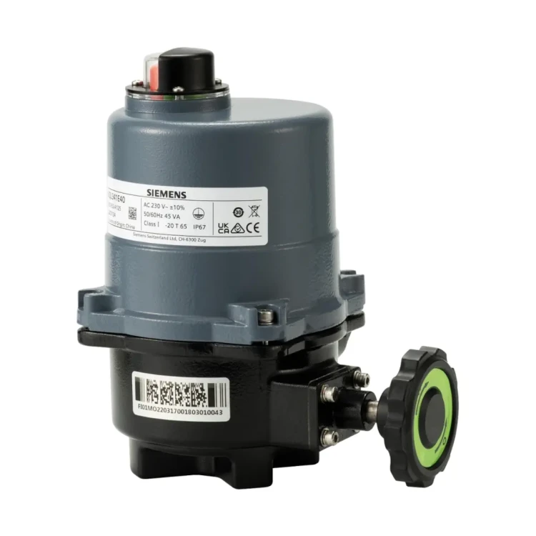 SQL341E100 Siłownik elektromechaniczny, 100 Nm, 2-stawny (SPDT) / 3-stawny, 230 V AC, 39 s