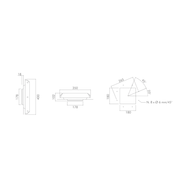 ALFATORR0860B Dachowy wentylator filtrujący 860m3/h, zasilanie 230V - 50/60 Hz