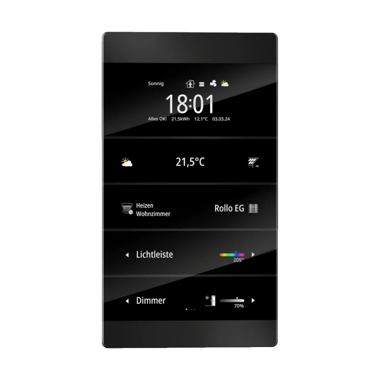 Enertex® MeTa² KNX Premium BLACK – Panel KNX