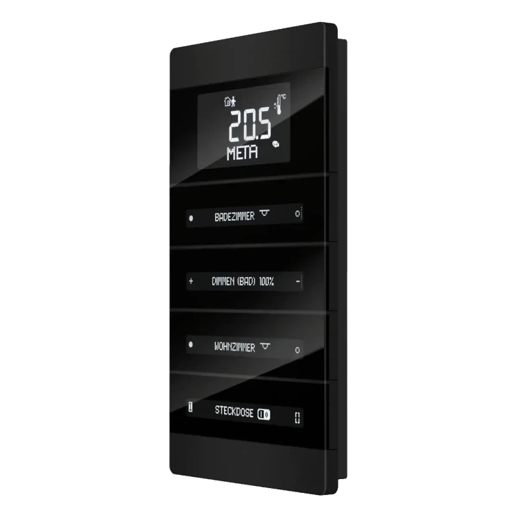 Enertex® MeTa® KNX Premium BLACK – Panel KNX