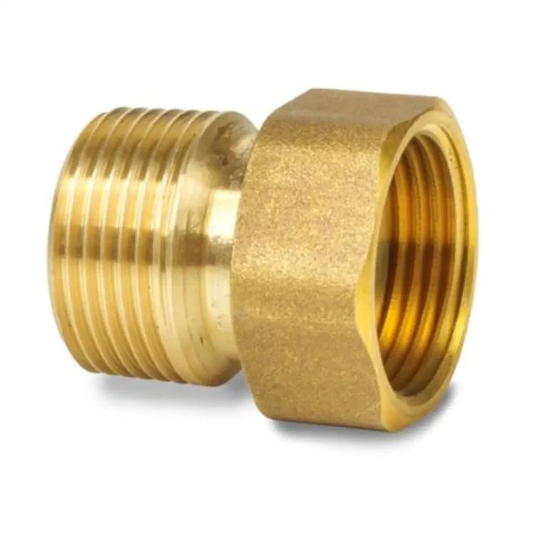 ALN15.256B Zestaw śrubunków gwintowanych (6 szt.), przyłącze zaworu G1, przyłącze instalacji R1, mosiądz