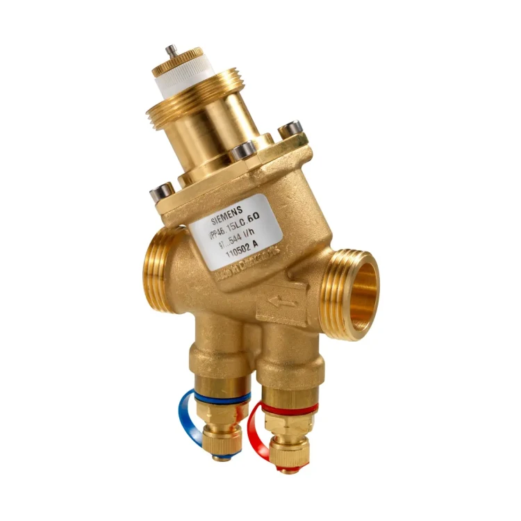 VPP46.20L0.6Q Zawór PICV gwintowany, PN25, DN20, V100 575 [l/h], współpracuje z SSA.., STA.., STP.., SUA21/3P, przyłącza G3/4