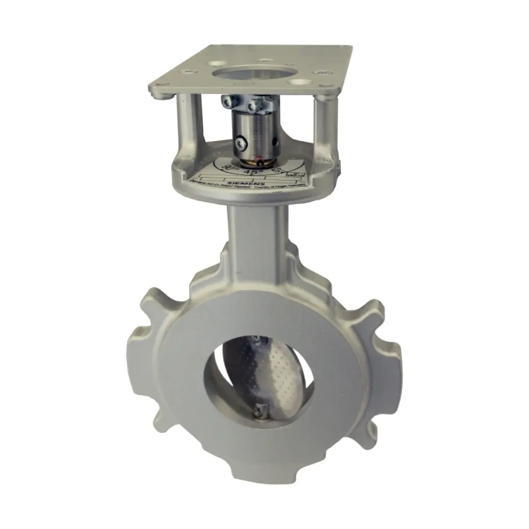 VKF10.065PED Zawór motylkowy regulacyjny w konstrukcji międzykołnierzowej ISO 7005-2, do gazów z rodziny I - III, powietrza i spalin do 180 [°C], DN65