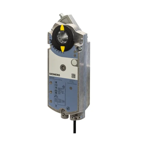 GIB346.1E Siłownik obrotowy bez sprężyny powrotnej, 35 [Nm], 3-stawny, 230 [V] AC, 150 [s], 2 styki pomocnicze