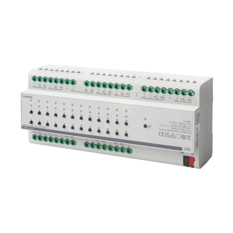 N 568/81 Aktor załączający KNX, 24 x AC 230 [V], 10 [A], 2 x DC 30 [V], wielofunkcyjny