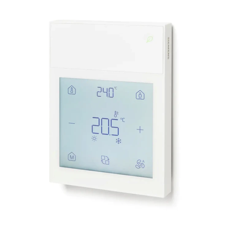 QMX6.P44 Pomieszczeniowy zadajnik z czujnikiem temperatury i wilgotności, wyświetlacz, KNX S-Mode / PL-Link