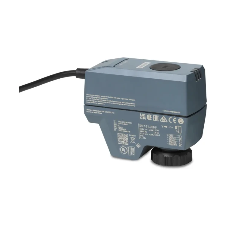 SSC131.09H Siłownik elektromechaniczny, skok 1,2..6,5 [mm], 300 [N], 3-stawny, 24 [V] AC, 16 [s/mm], kabel 1,5 [m]