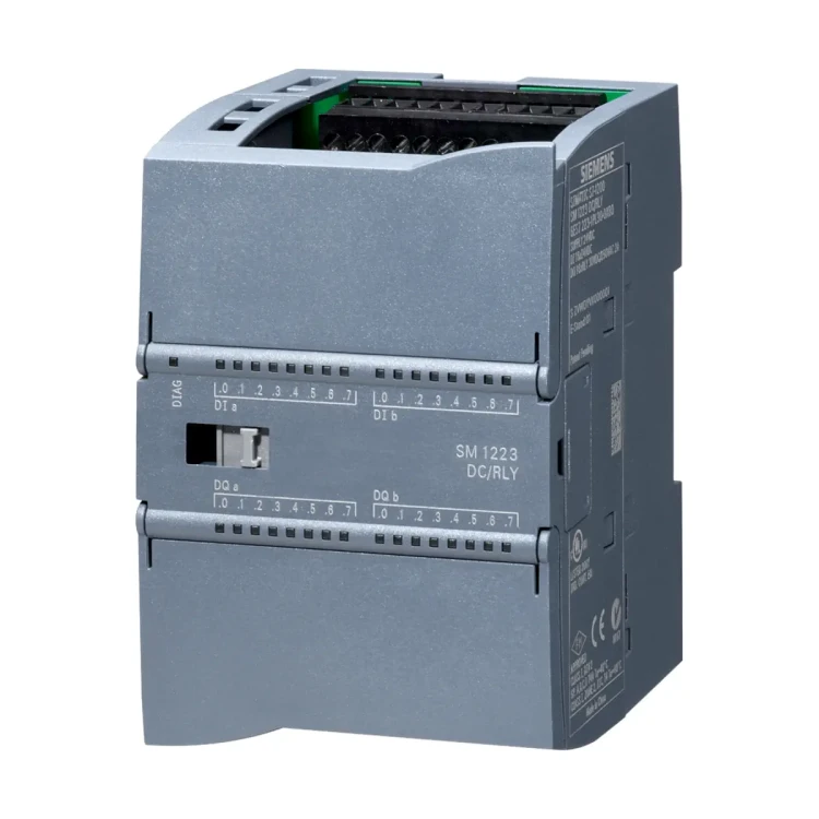 6ES7223-1PL32-0XB0 – SIMATIC S7-1200, Moduł cyfrowych wejść/wyjść SM 1223, 16 DI/16 DO, 16 DI 24 V DC, Sink/Source, 16 DO, relay 2 A