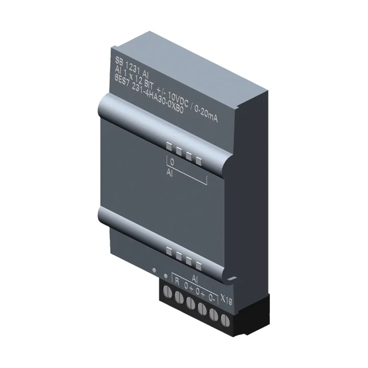6ES7231-4HA30-0XB0 – SIMATIC S7-1200, Moduł wejść analogowych SB 1231, 1 AI, +/-10 V DC / 0..20 mA