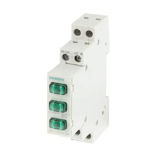 5TE5802 Lampka sygnalizacyjna modułowa, 3 x zielona, 230V AC