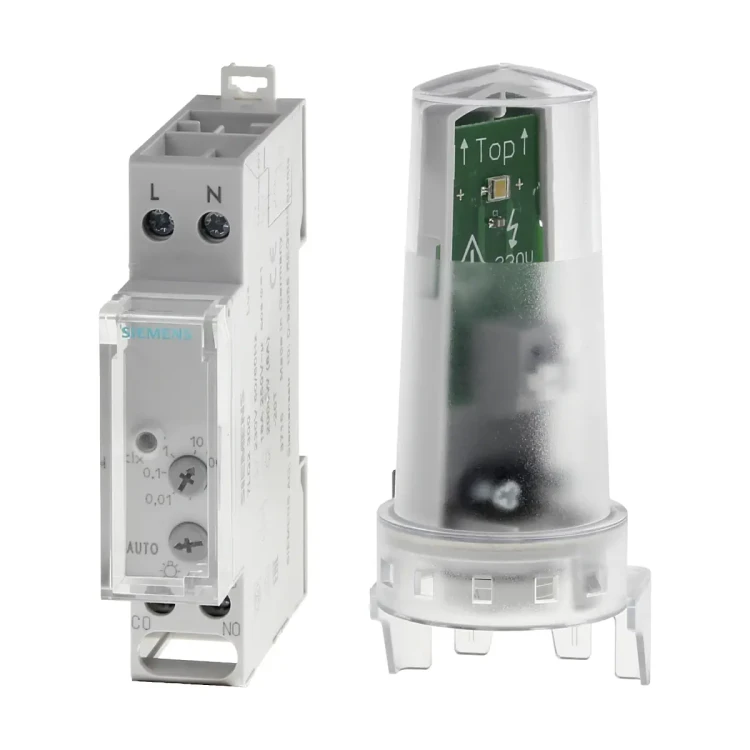 7LQ2300 Wyłącznik zmierzchowy modułowy 230V AC, 100kLUX IP30,  zewnętrzny czujnik światła
