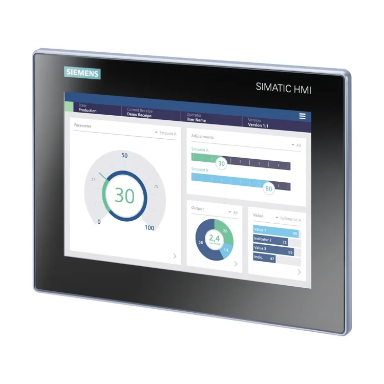 6AV2123-3KB32-0AW0 SIMATIC HMI MTP1000, Unified Basic Panel, dotykowy, 10" widescreen TFT, 16 millionów kolorów, PROFINET, konfiguracja w WinCC Unified Basic V18 Update 3