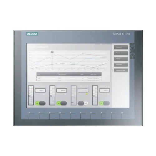 6AV2123-2MA03-0AX0 SIMATIC HMI, KTP1200 Basic DP, Basic Panel, dotykowy z przyciskami, 12" TFT, 65536 kolorów, PROFIBUS, konfiguracja w WinCC Basic V13/ STEP 7 Basic V13
