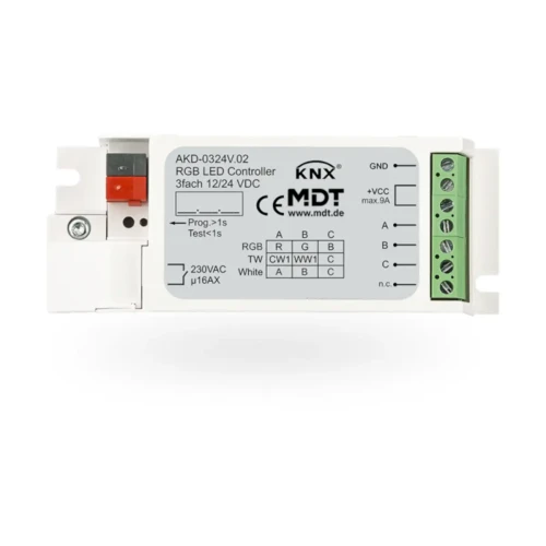 AKD-0324V.02 KNX sterownik LED 3-kanałowy, 3/6 A, RGB