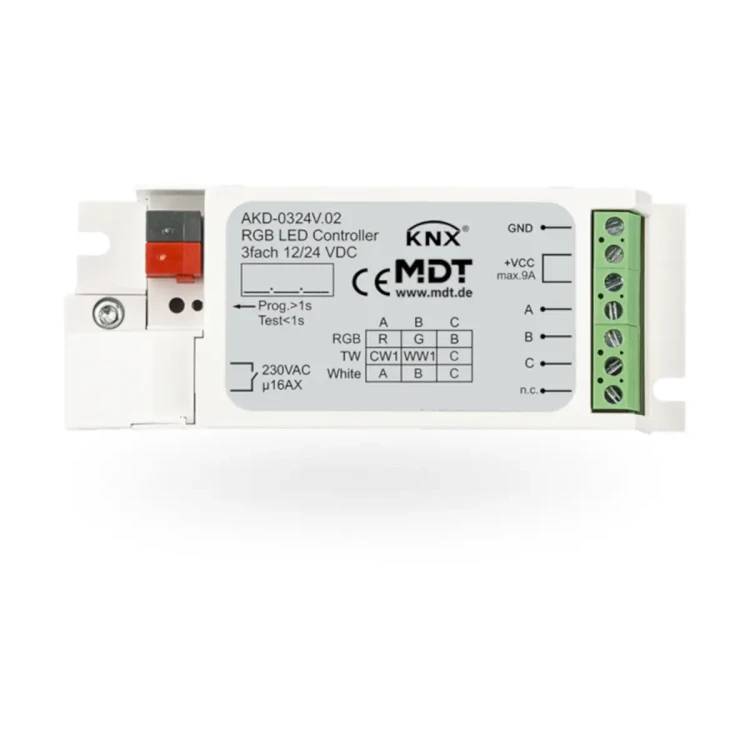 AKD-0324V.02 KNX sterownik LED 3-kanałowy, 3/6 A, RGB