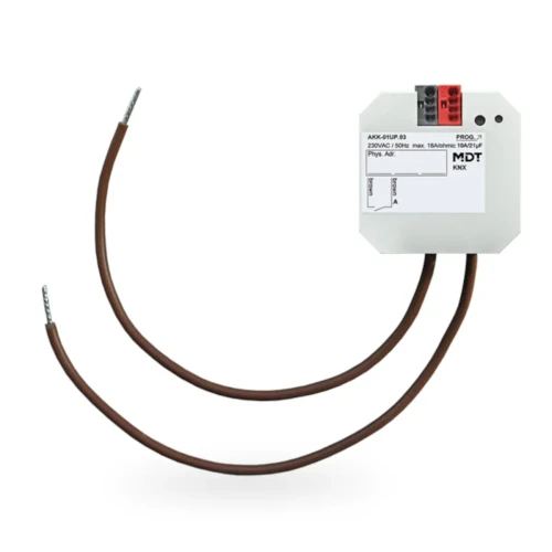 AKK-01UP.03 KNX aktor przełączający 1-kanałowy, podtynkowy, 16 A, 70 µF, 10 ECG, 230 V AC, kompaktowy
