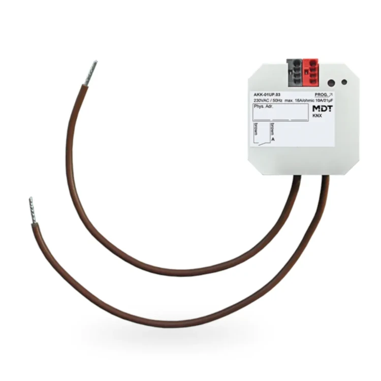 AKK-01UP.03 KNX aktor przełączający 1-kanałowy, podtynkowy, 16 A, 70 µF, 10 ECG, 230 V AC, kompaktowy