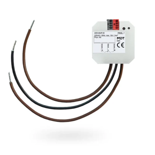 AKK-02UP.03 KNX aktor przełączający 2-kanałowy, podtynkowy, 10 A, 14 µF, 2 ECG, 230 V AC, kompaktowy