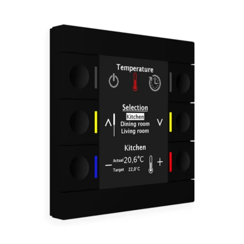 BE-BZS8606.01 KNX centralna jednostka sterująca Smart 86 z kolorowym wyświetlaczem, tworzywo, czarny mat