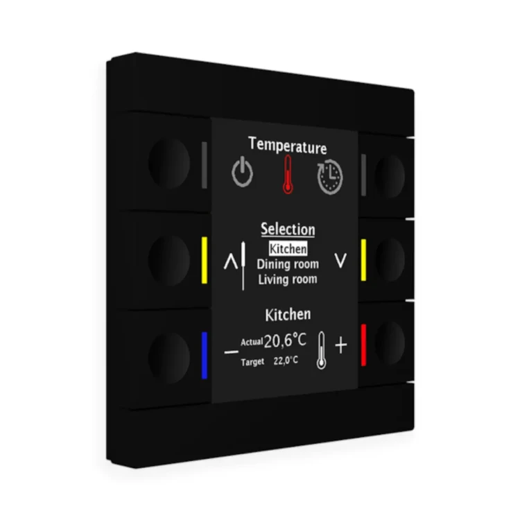 BE-BZS8606.01 KNX centralna jednostka sterująca Smart 86 z kolorowym wyświetlaczem, tworzywo, czarny mat