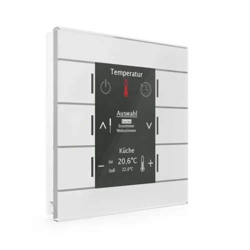 BE-GBZW.01 KNX szklana centralna jednostka sterująca Smart z kolorowym wyświetlaczem, biała