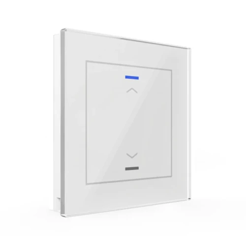 BE-GTL10W.A1 KNX szklany przycisk II Light 1-krotny, RGBW, żaluzje, biały