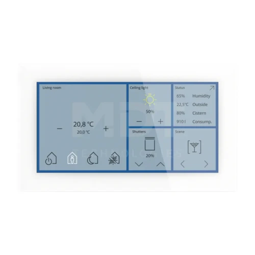 BE-GTSP6TW.01S KNX szklany panel dotykowy Touch Smart Plus 6", KNX Data Secure, biały