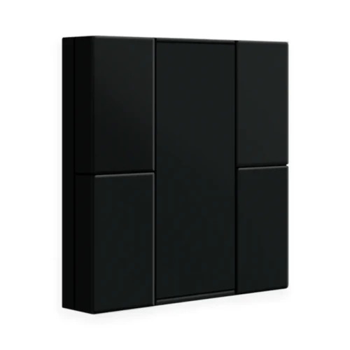 BE-TA550406.02 KNX przycisk 55 4-krotny, czarny mat