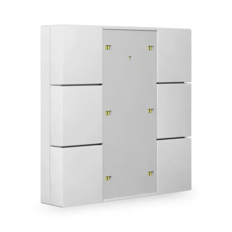 BE-TA55P6.G2 KNX przycisk Plus 55 6-krotny, biały (Pure White) połysk