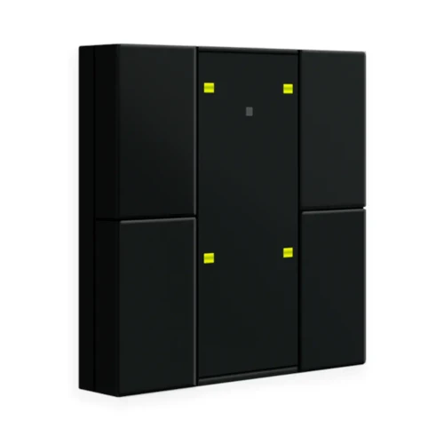 BE-TA55T406.02 KNX przycisk Plus TS 55 4-krotny, czarny mat