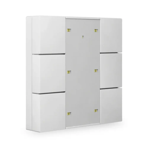 BE-TA55T6.G2 KNX przycisk Plus TS 55 6-krotny, biały (Pure White) połysk