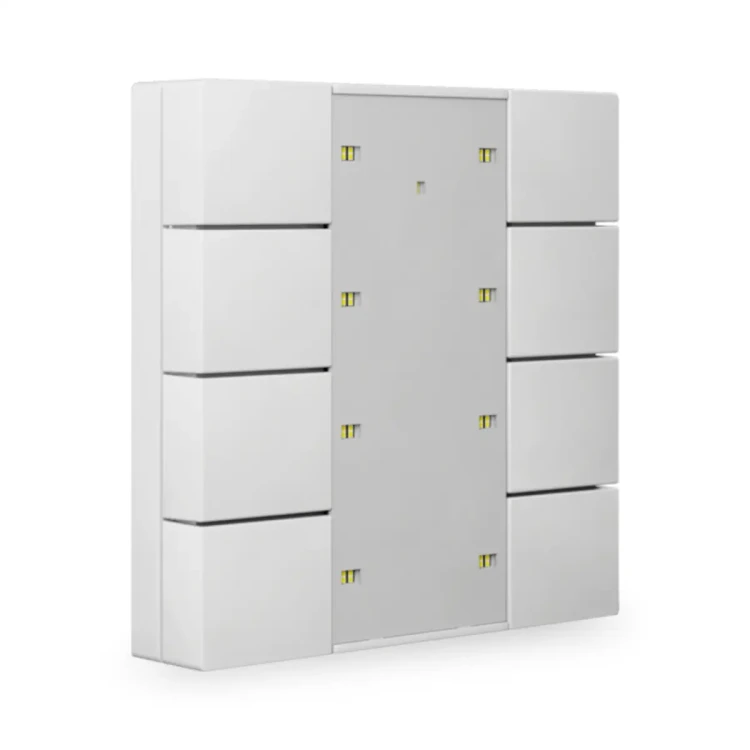 BE-TA55T8.G2 KNX przycisk Plus TS 55 8-krotny, biały (Pure White) połysk