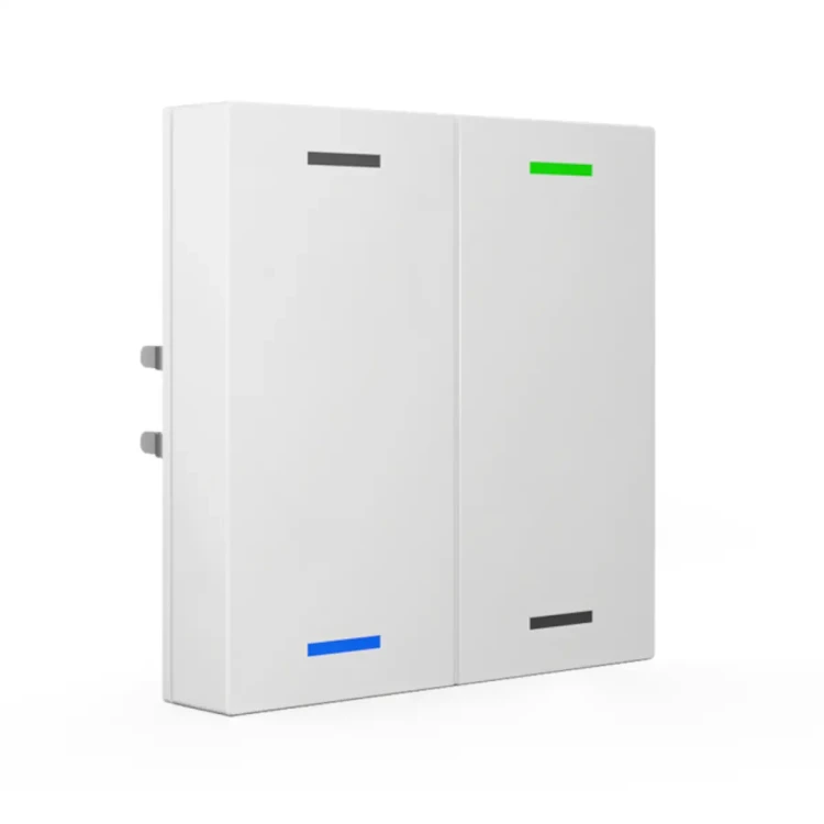 BE-TAL5502.01 KNX przycisk Light 55 2-krotny, RGBW, neutralny, biały (Pure White) połysk