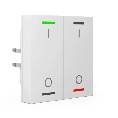 BE-TAL5502.B1 KNX przycisk Light 55 2-krotny, RGBW, przełącznik, biały (Pure White) połysk