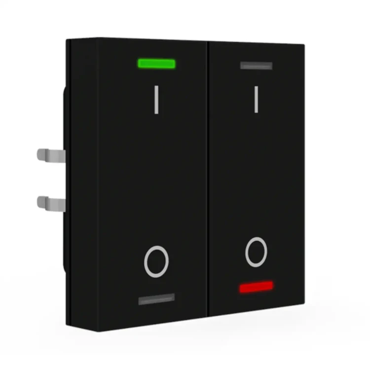 BE-TAL550206.B1 KNX przycisk Light 55 2-krotny, RGBW, przełącznik, czarny mat