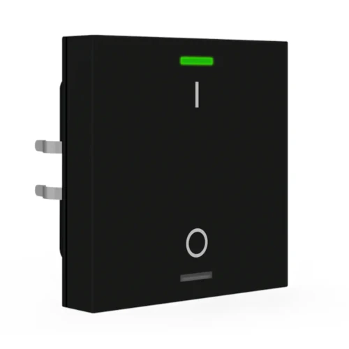 BE-TAL55T106.B1 KNX przycisk Light 55 1-krotny, RGBW, przełącznik, z czujnikiem temperatury, czarny mat
