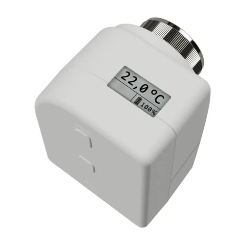 RF-HVA1DAA.01S KNX RF+ termostat grzejnikowy z wyświetlaczem, 2 × AA, z funkcją Secure