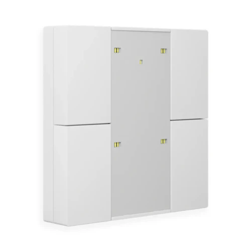RF-TA55A4.01 KNX RF+ przycisk Plus 55 4-krotny, z wbudowanym aktorem, biały (Pure White) połysk