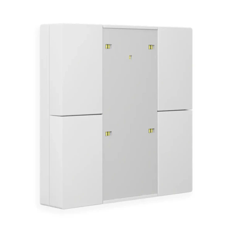 RF-TA55A4.01 KNX RF+ przycisk Plus 55 4-krotny, z wbudowanym aktorem, biały (Pure White) połysk