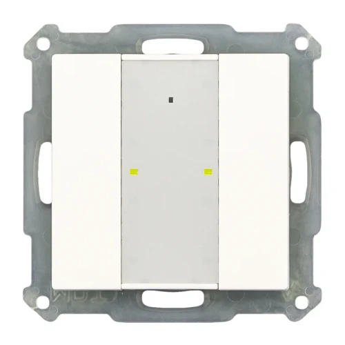 RF-TA55A8.01 KNX RF+ przycisk Plus 55 8-krotny, z wbudowanym aktorem, biały (Pure White) połysk