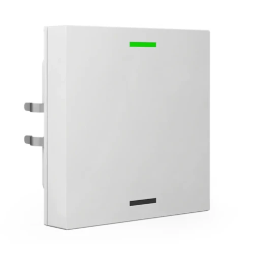 RF-TAL55T102.01S KNX RF+ przycisk Light 55 1-krotny, RGBW, TS, neutralny, biały (Pure White) połysk, z funkcją Secure