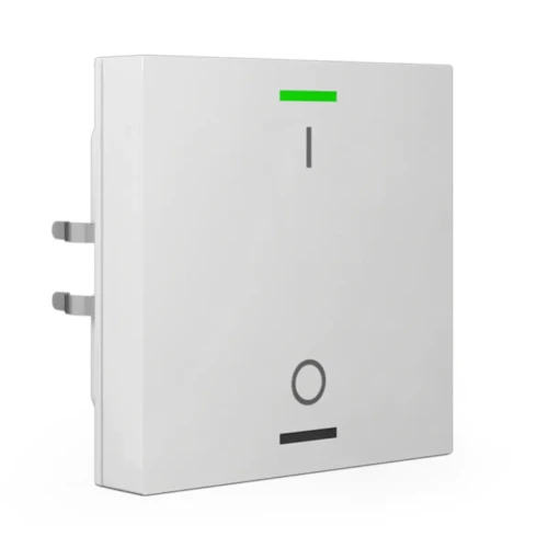 RF-TAL55T102.B1S KNX RF+ przycisk Light 55 1-krotny, RGBW, TS, przełącznik, biały (Pure White) połysk, z funkcją Secure
