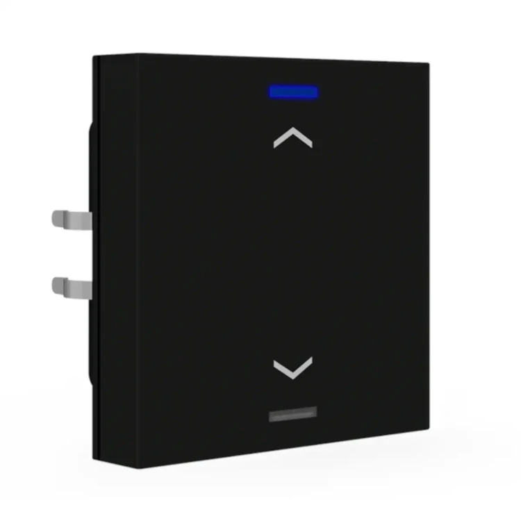 RF-TAL55T106.A1S KNX RF+ przycisk Light 55 1-krotny, RGBW, TS, żaluzje, czarny mat, z funkcją Secure