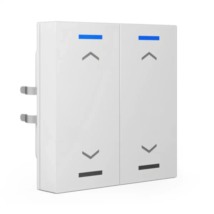 RF-TAL55T202.A1S KNX RF+ przycisk Light 55 2-krotny, RGBW, TS, żaluzje, biały (Pure White) połysk, z funkcją Secure