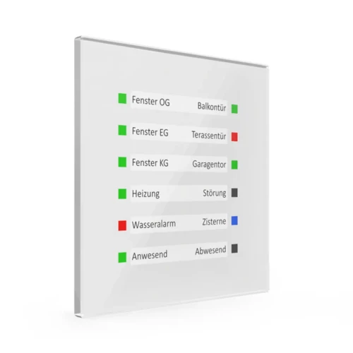 SCN-GLED1W.01 KNX szklany wskaźnik LED, biały