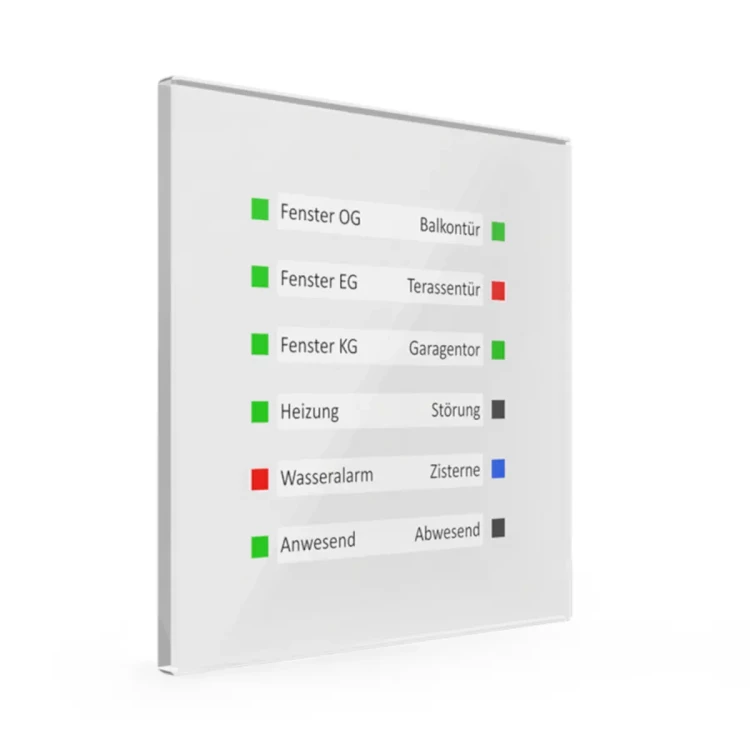 SCN-GLED1W.01 KNX szklany wskaźnik LED, biały