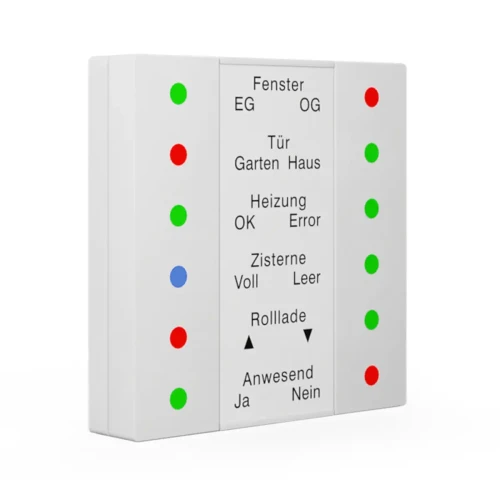 SCN-LED55.01 KNX wskaźnik LED 55, biały (Pure White) połysk